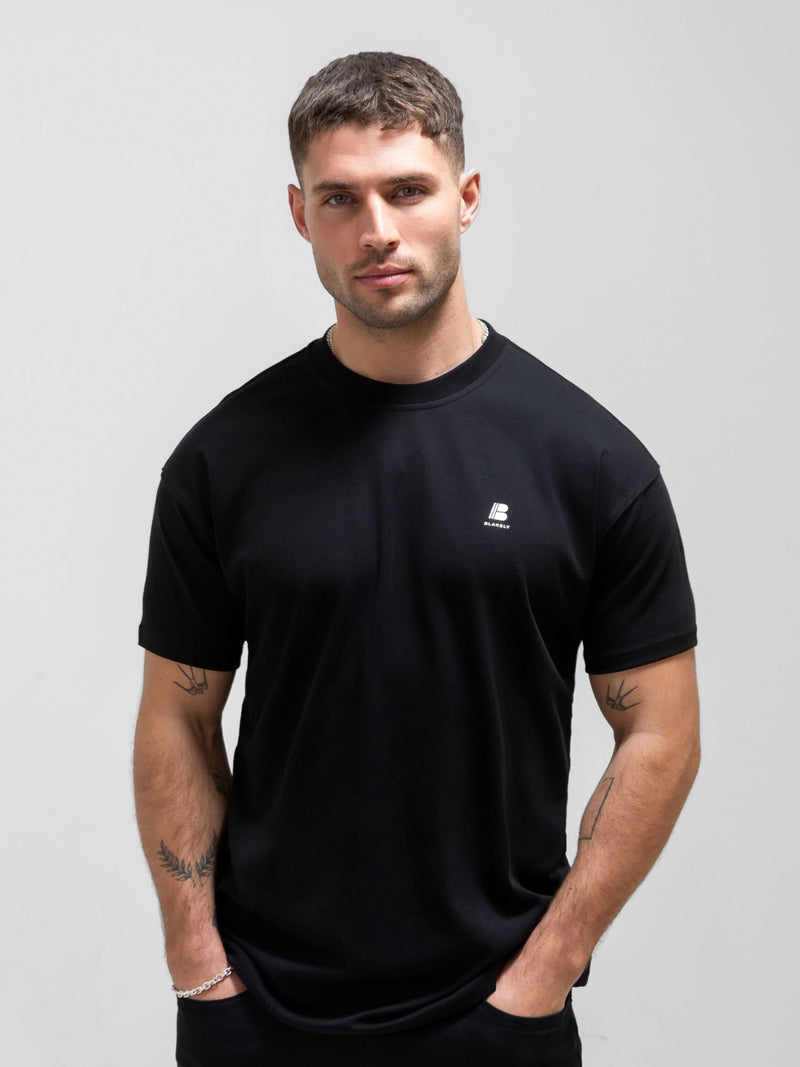 Apex Tech Relaxed T-Shirt - Black