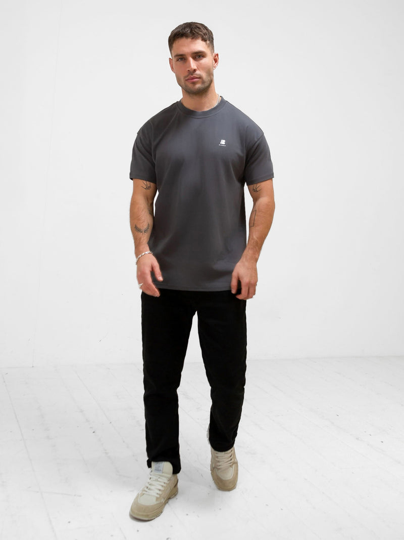 Apex Tech Relaxed T-Shirt - Charcoal