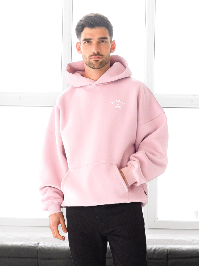 NYC Relaxed Hoodie - Pink