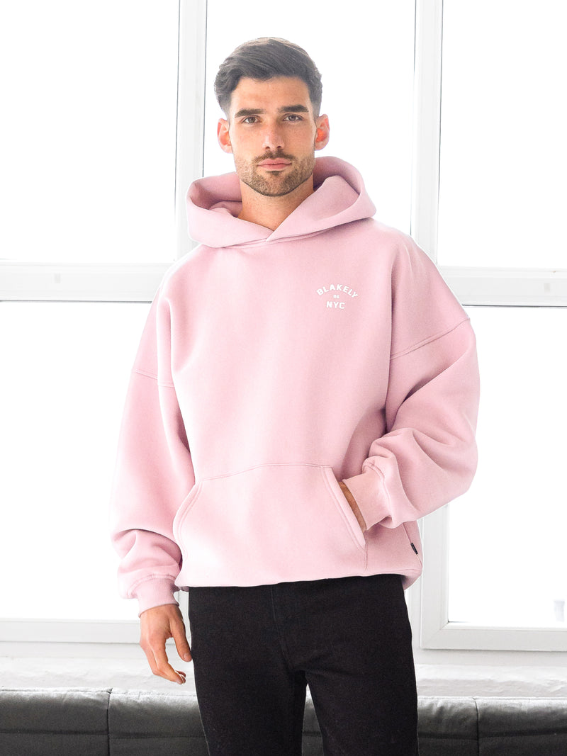 NYC Relaxed Hoodie - Pink