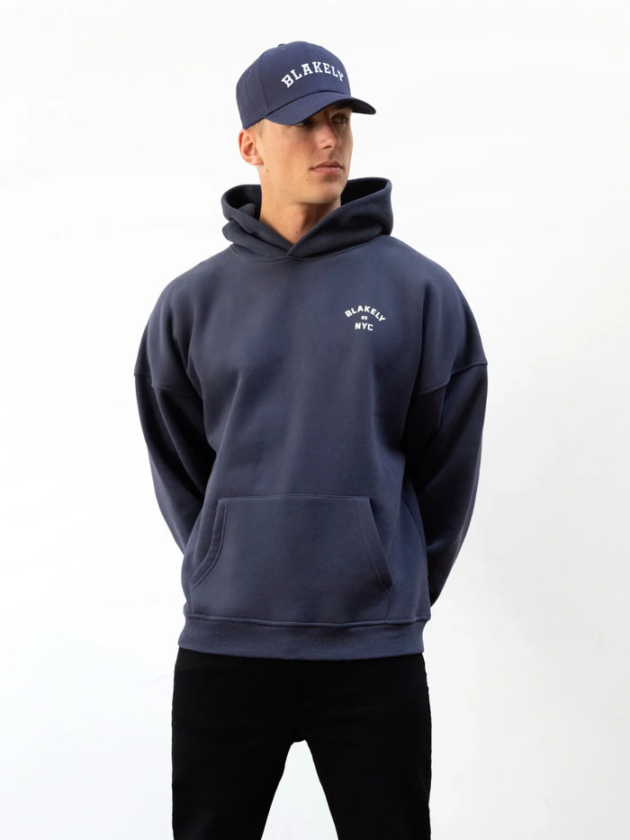NYC Relaxed Hoodie - True Navy