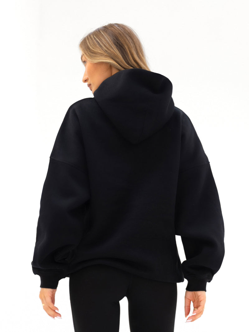 Offset Oversized Hoodie - Black