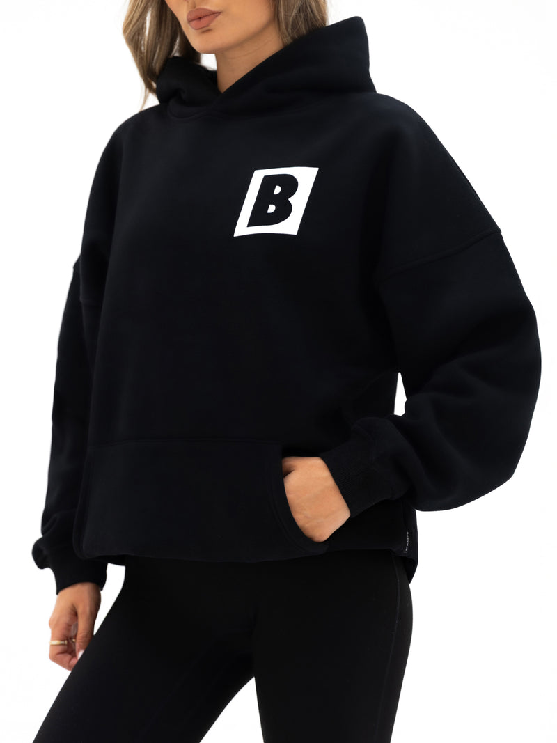 Offset Oversized Hoodie - Black