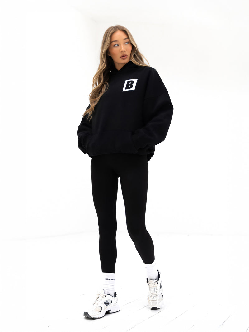 Offset Oversized Hoodie - Black