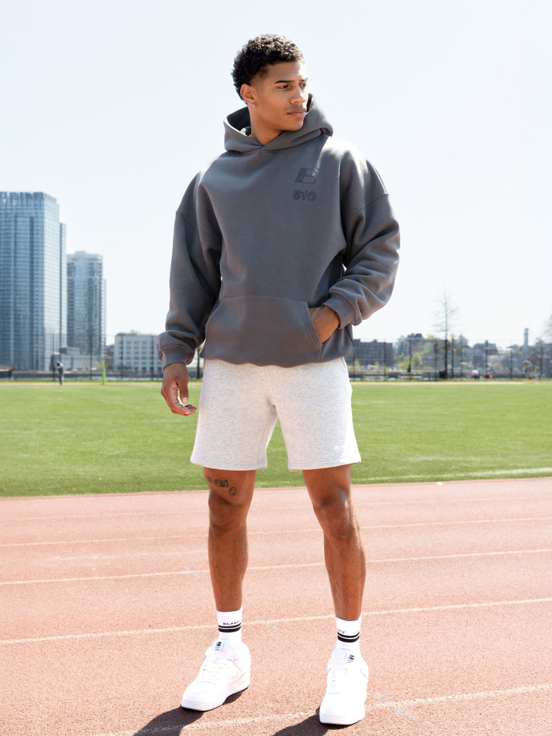 Apex City Relaxed Hoodie - Charcoal
