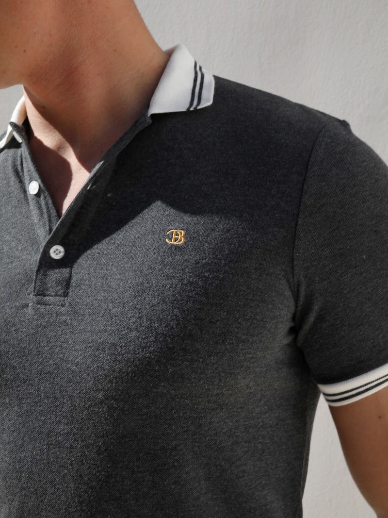 Dalston Polo - Charcoal