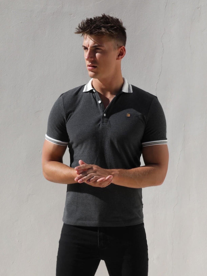 Dalston Polo - Charcoal