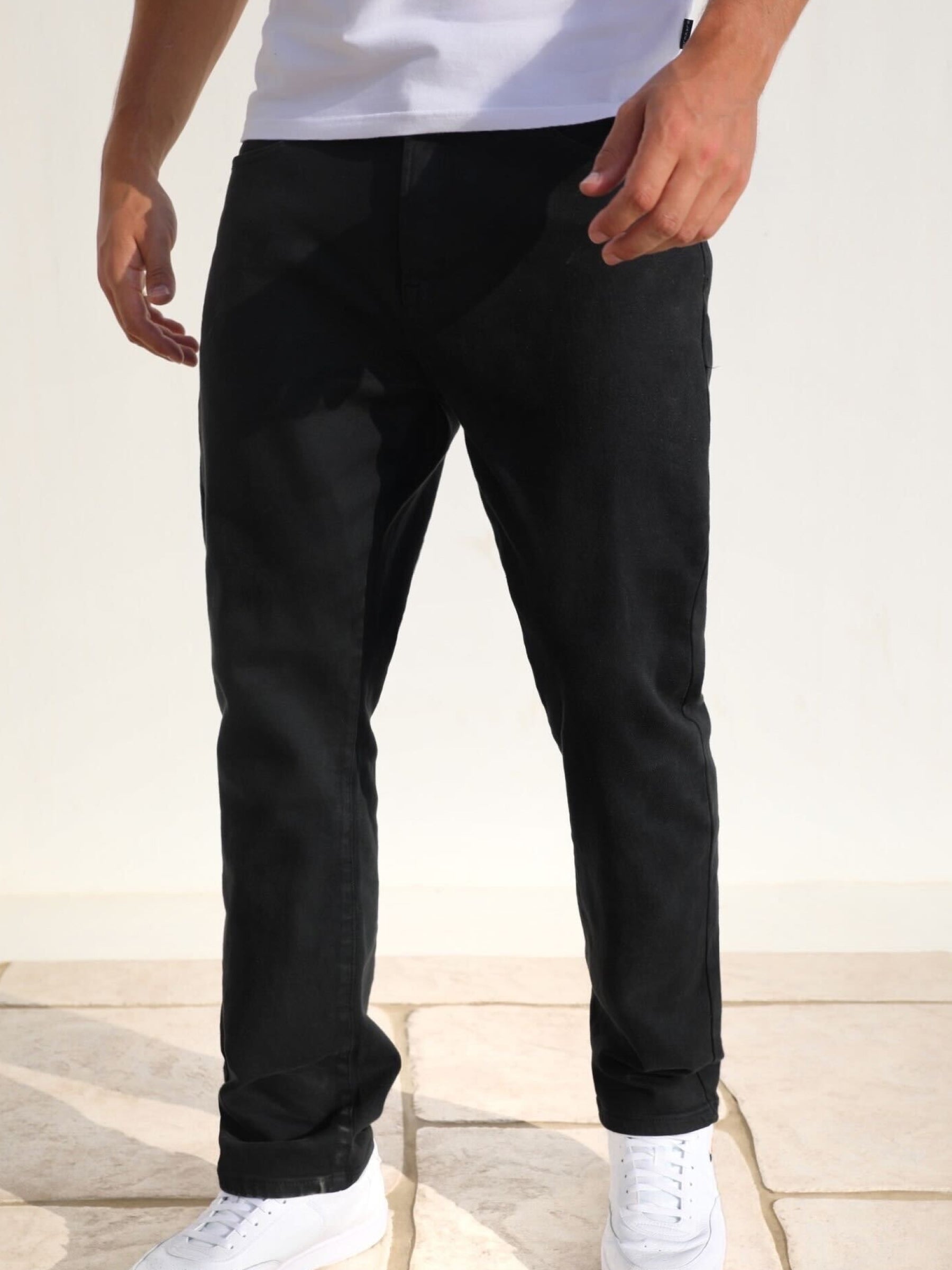 Blakely Wide Cut Jeans - Black main image 1