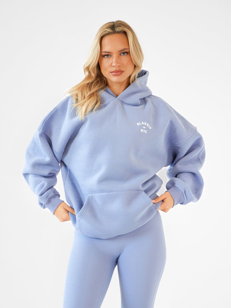 NYC Oversized Hoodie - Cloudy Blue