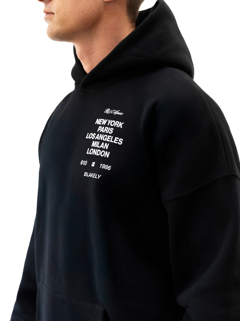Apex 610 Relaxed Hoodie - Black