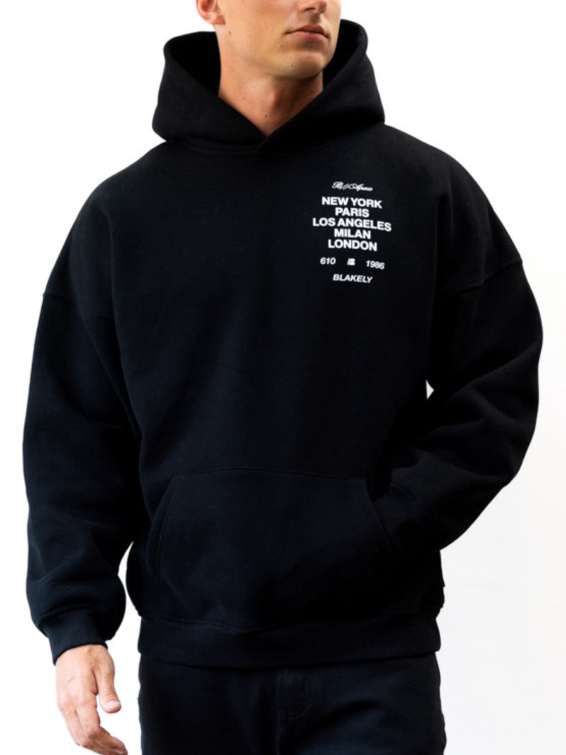 Apex 610 Relaxed Hoodie - Black