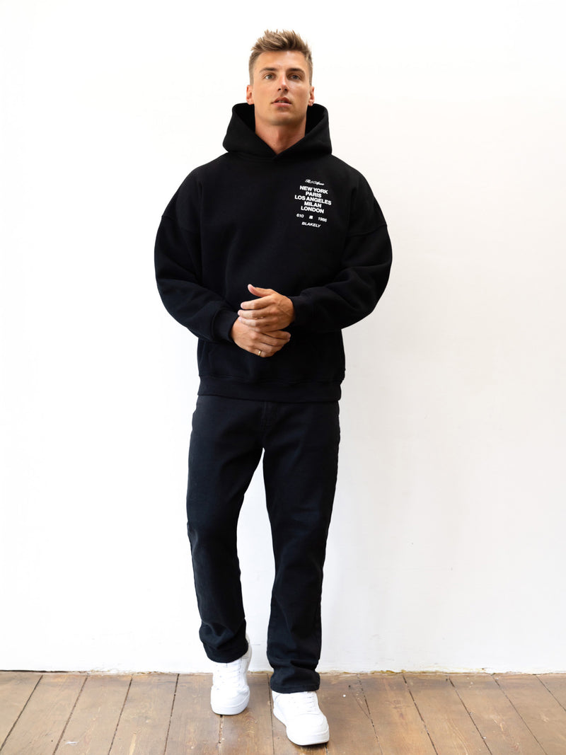Apex 610 Relaxed Hoodie - Black