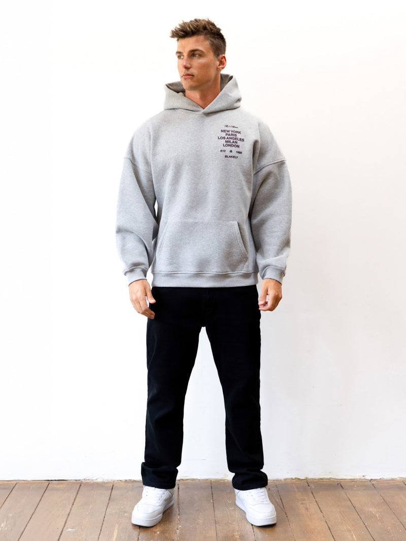 Apex 610 Relaxed Hoodie - Marl Grey