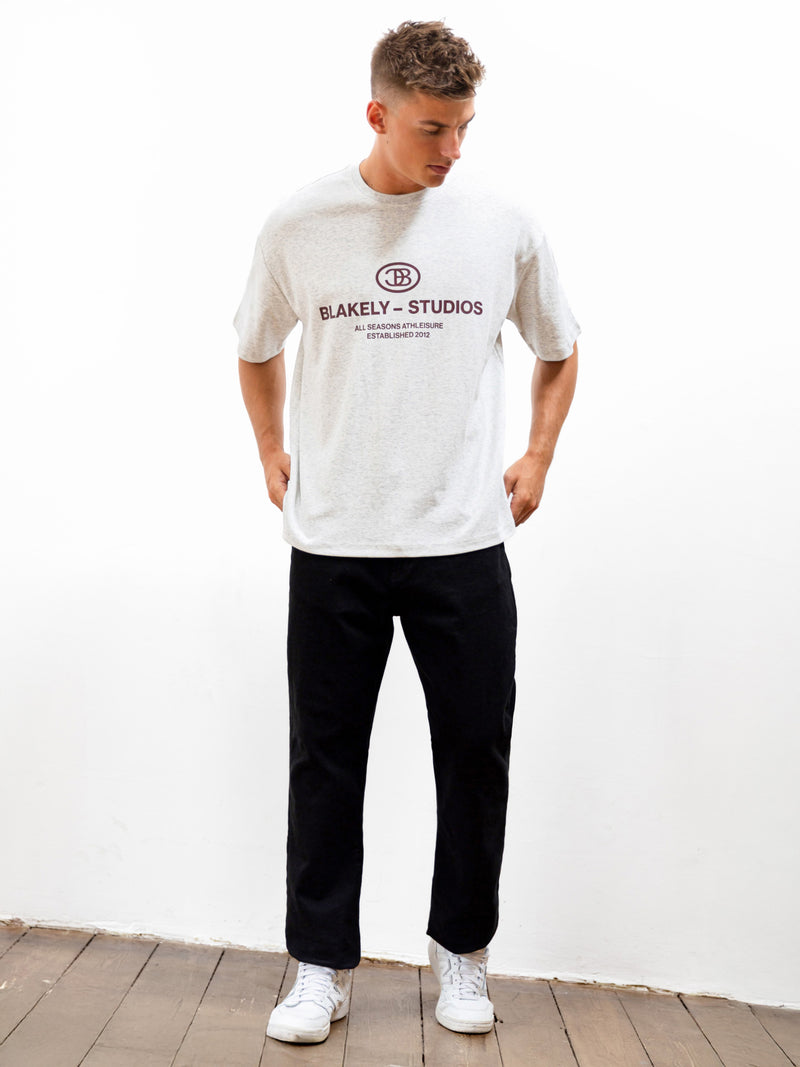 Mercer Unfitted T-Shirt - Marl White
