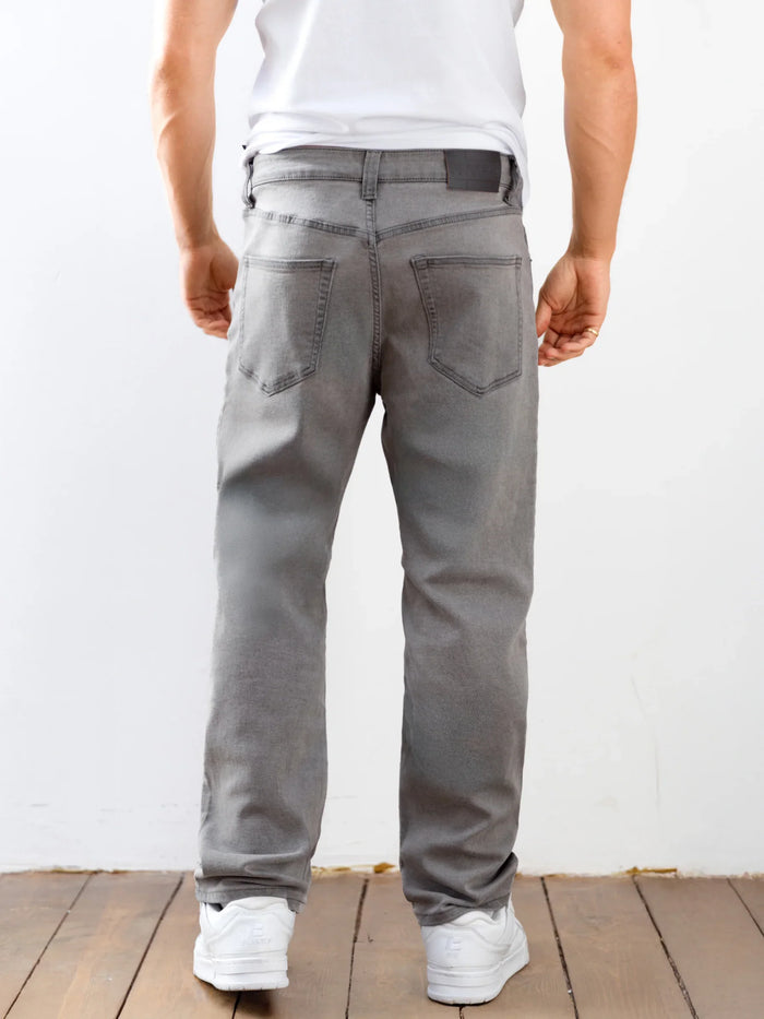 Vol.15 Loose Fitting Jeans - Grey
