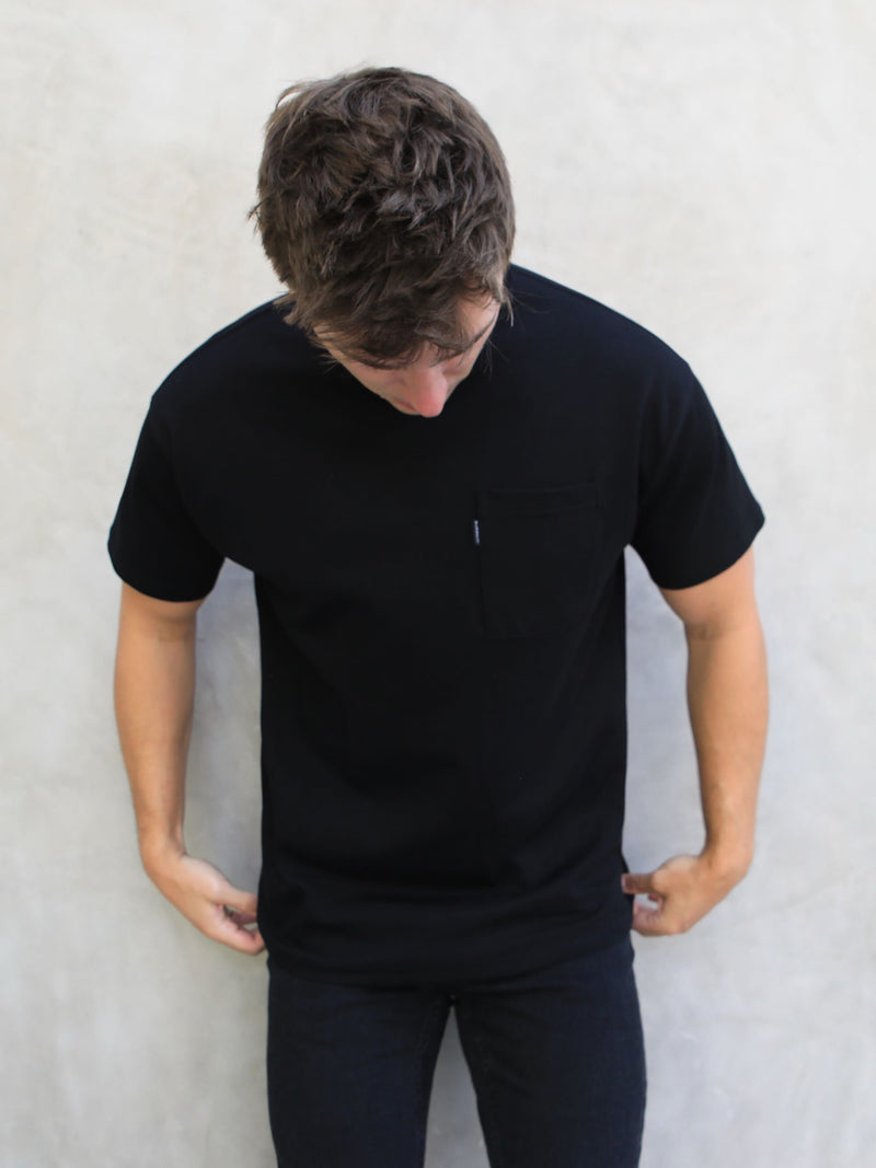 Relaxed Pocket T-Shirt - Black