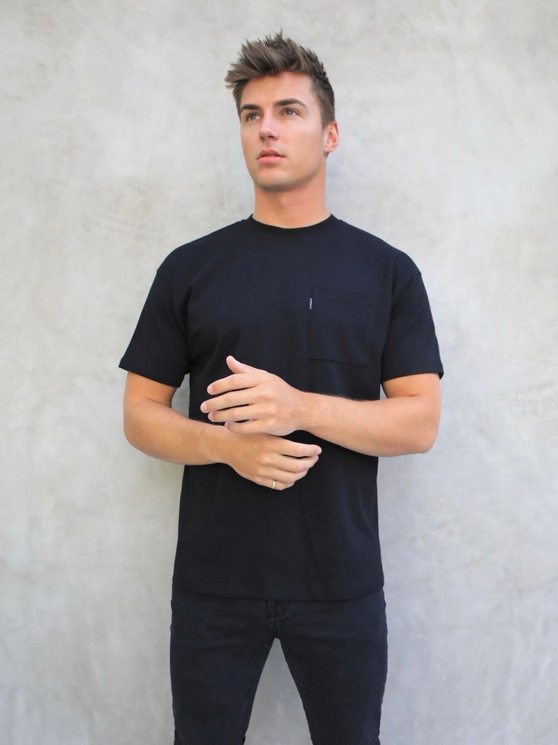 Relaxed Pocket T-Shirt - Black