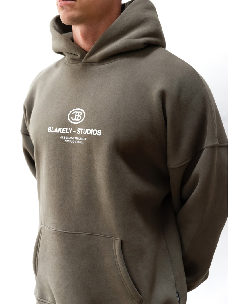 Mercer Relaxed Hoodie - Khaki Brown