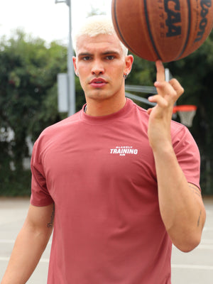Relaxed Training T-Shirt - Rust Red