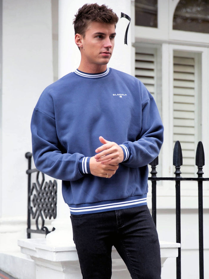 Bexley Relaxed Jumper - Navy
