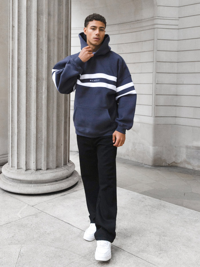 Noah Relaxed Hoodie - True Navy