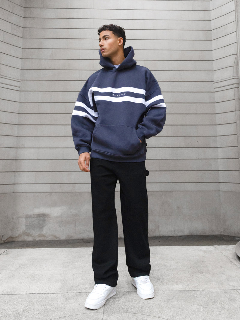 Noah Relaxed Hoodie - True Navy