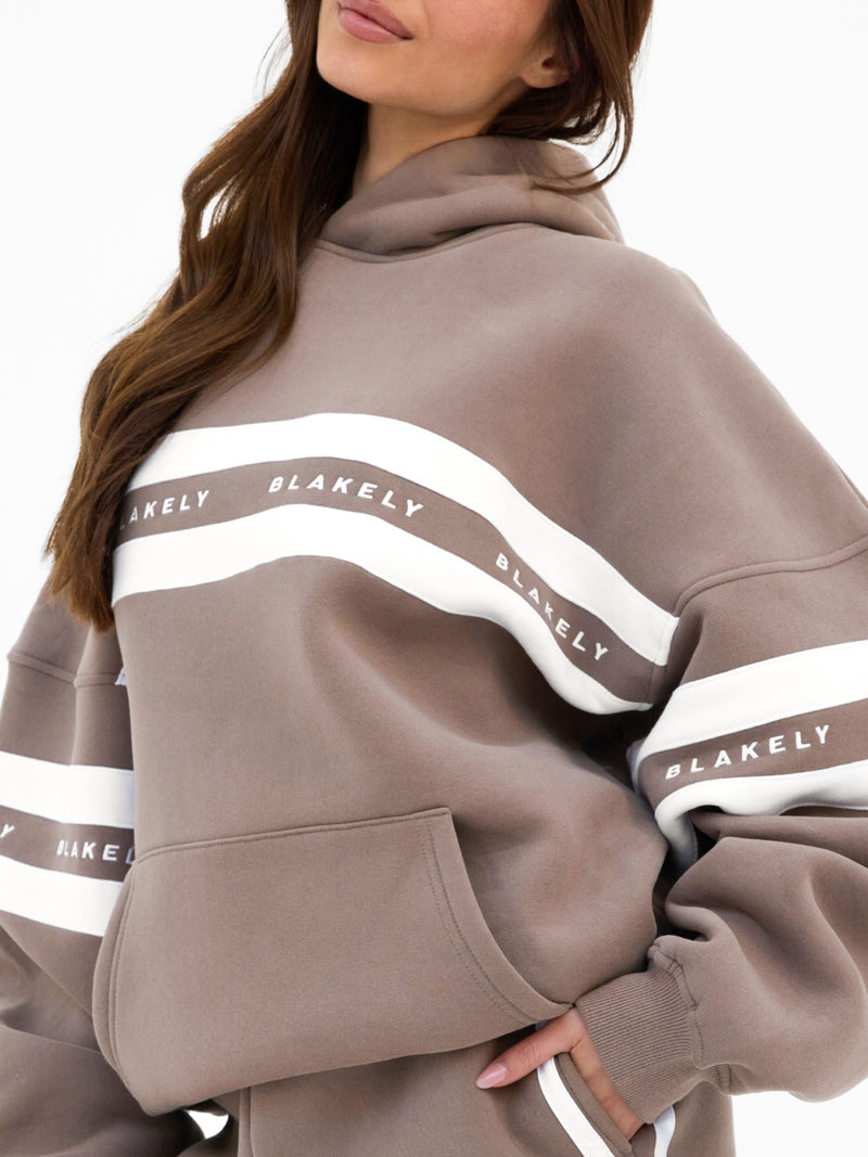 Lily Oversized Hoodie - Light Brown