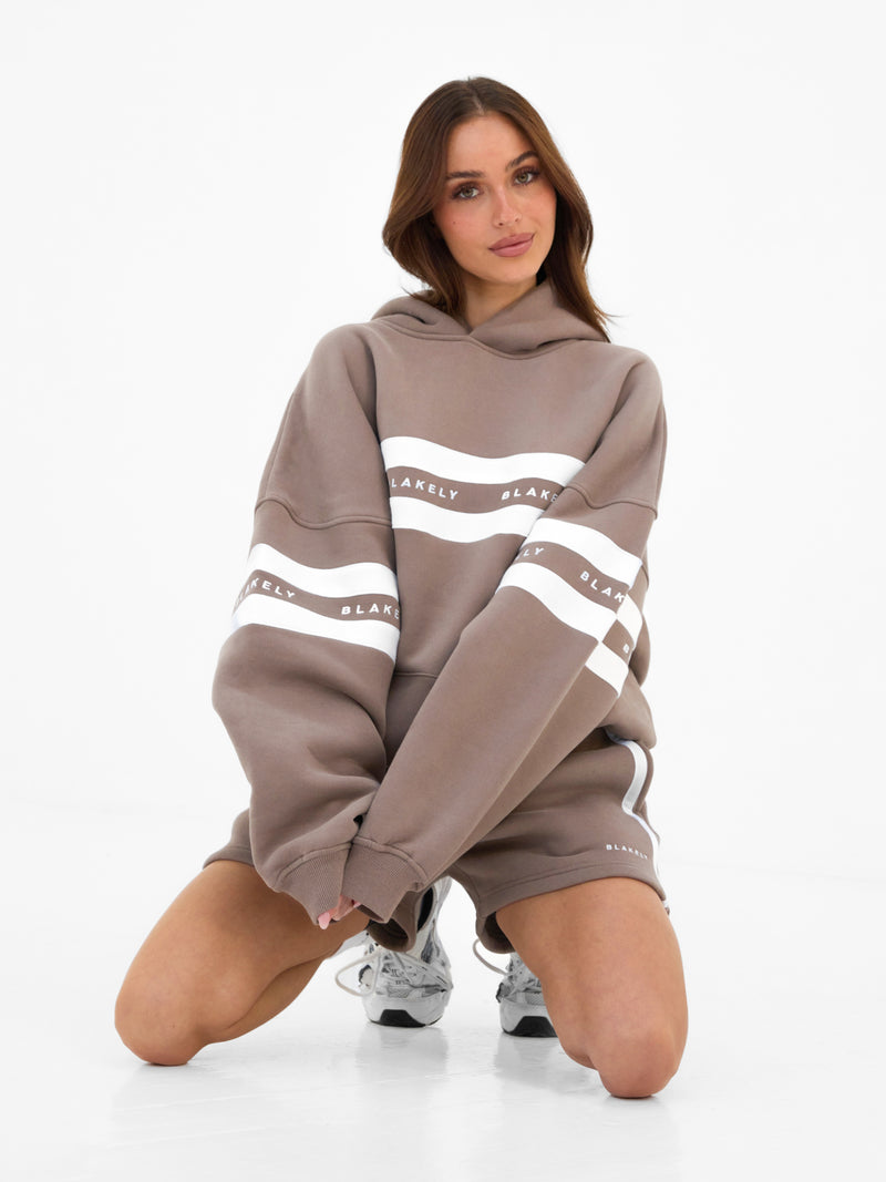 Lily Oversized Hoodie - Light Brown