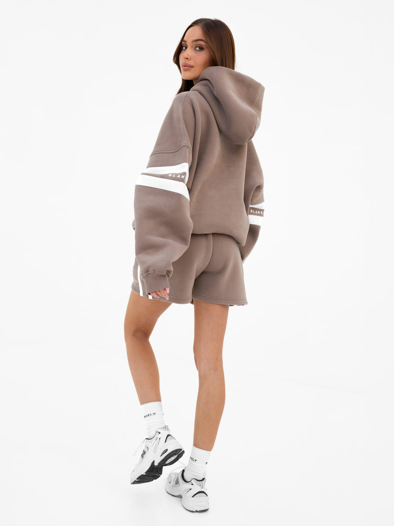 Lily Oversized Hoodie - Light Brown