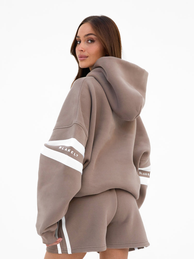Lily Oversized Hoodie - Light Brown