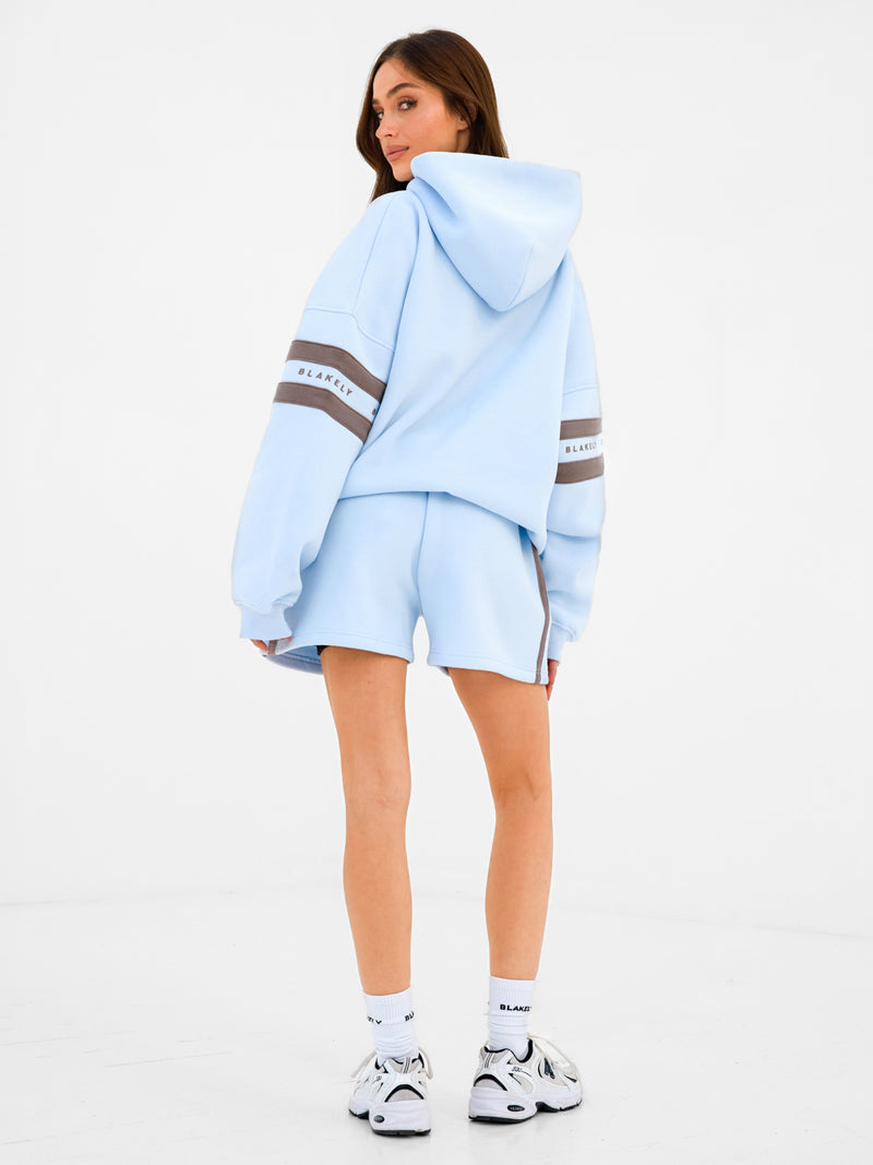 Lily Oversized Hoodie - Powder Blue