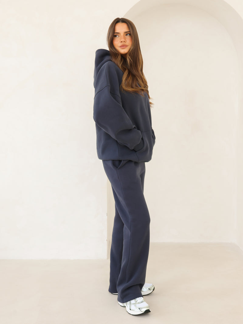 Blakely Basic Oversized Hoodie - True Navy