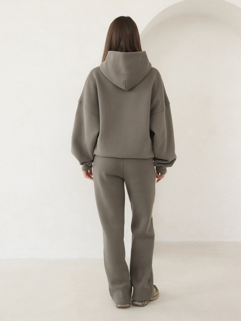 Blakely Basic Oversized Hoodie - Safari Green