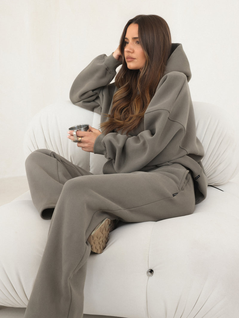 Blakely Basic Oversized Hoodie - Safari Green