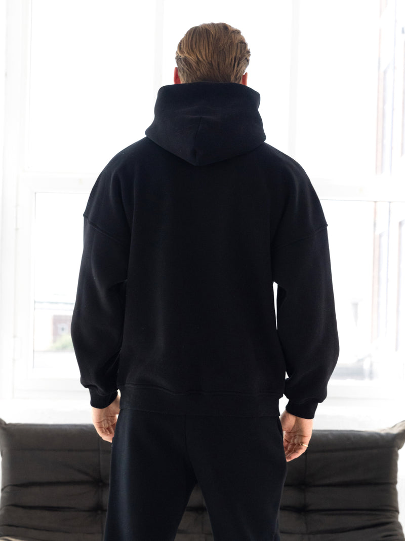 Blakely Basic Relaxed Hoodie - Black