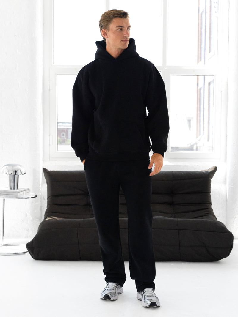 Blakely Basic Relaxed Hoodie - Black