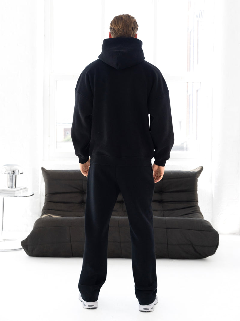 Blakely Basic Relaxed Hoodie - Black
