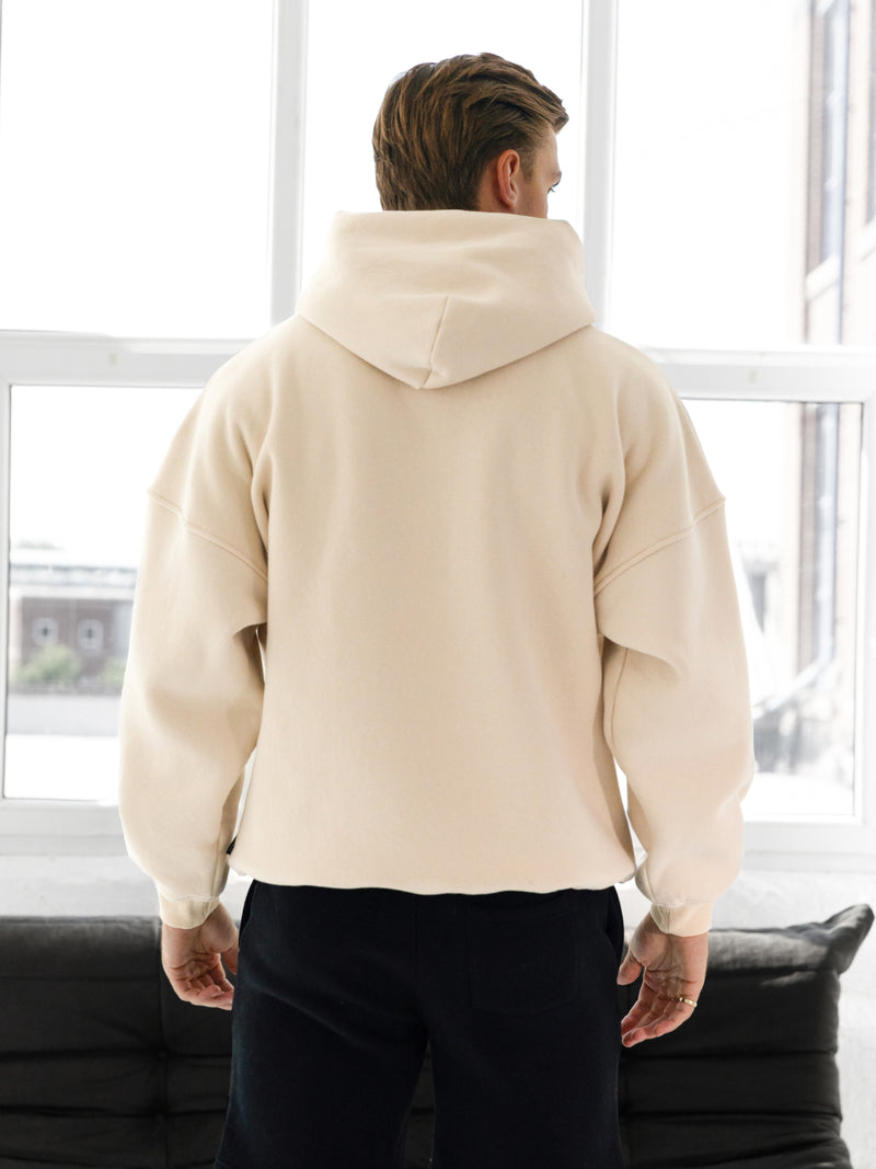 Blakely Basic Relaxed Hoodie - Bone