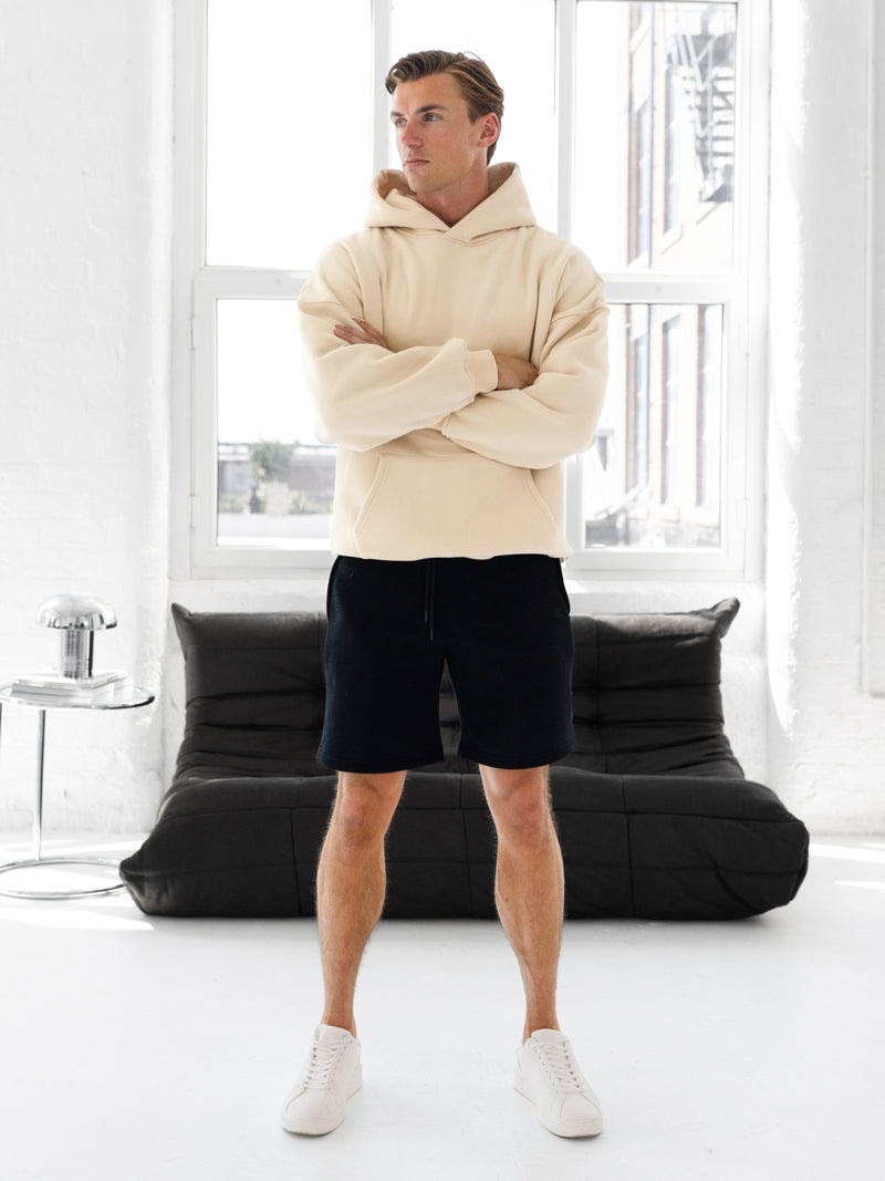 Blakely Basic Relaxed Hoodie - Bone