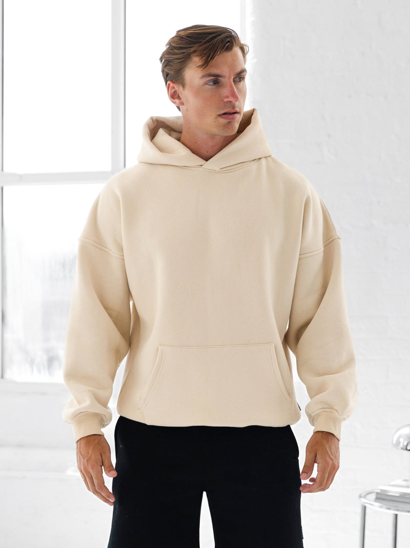 Blakely Basic Relaxed Hoodie - Bone