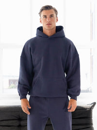 Blakely Basic Relaxed Hoodie - True Navy