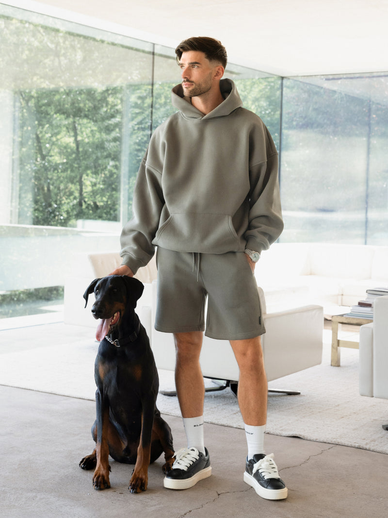 Blakely Basic Relaxed Hoodie - Safari Green