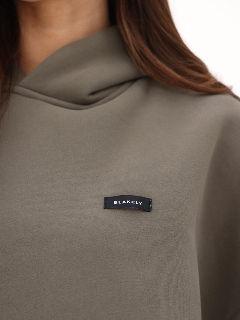 Olivia Oversized Hoodie - Safari Green
