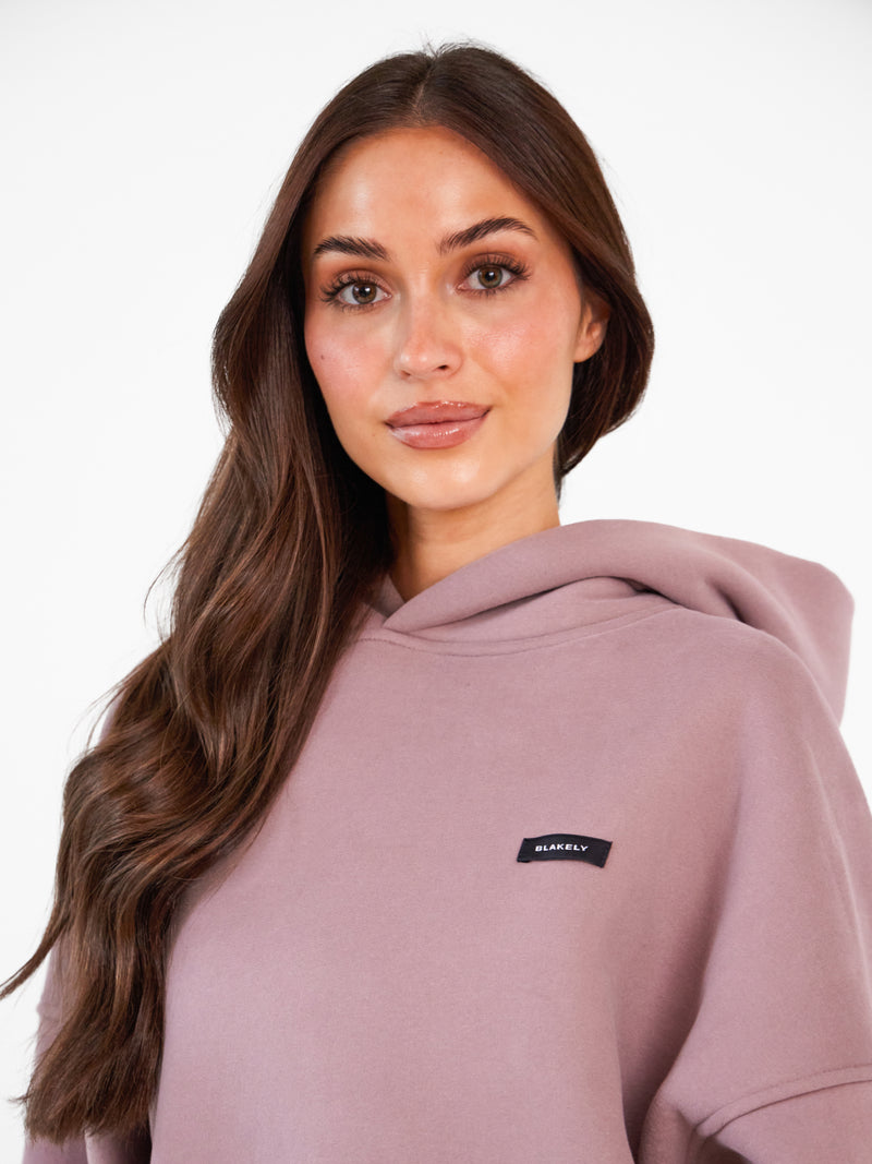 Olivia Oversized Hoodie - Dusty Pink