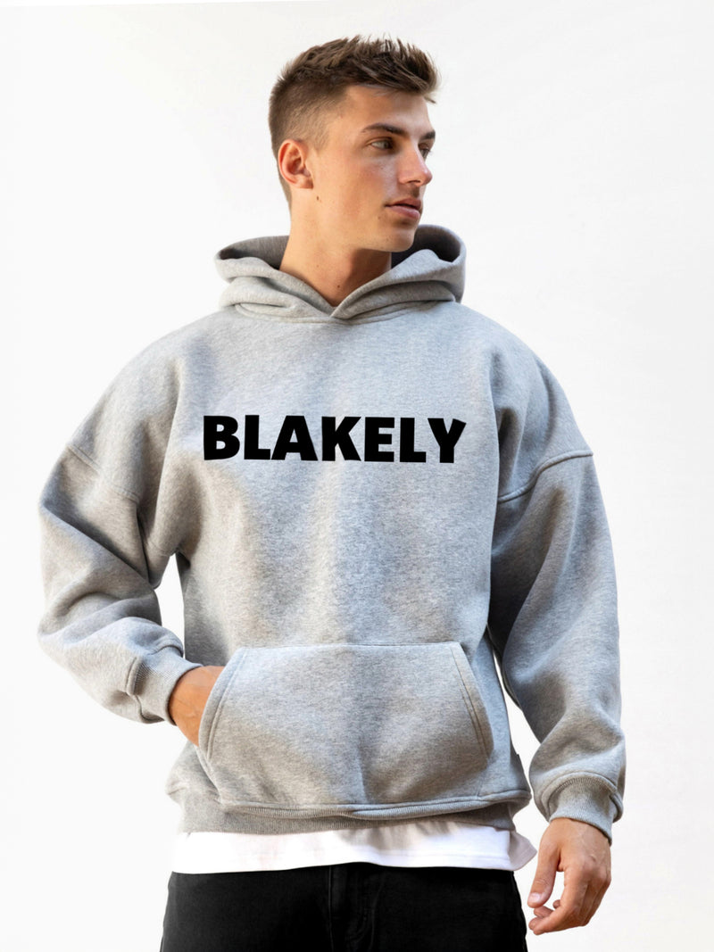 Studio Relaxed Hoodie - Marl Grey