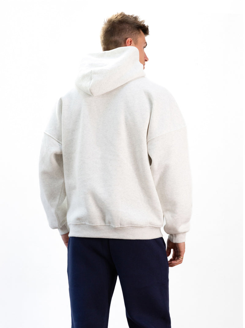 Brooklyn 610 Relaxed Hoodie - Marl White