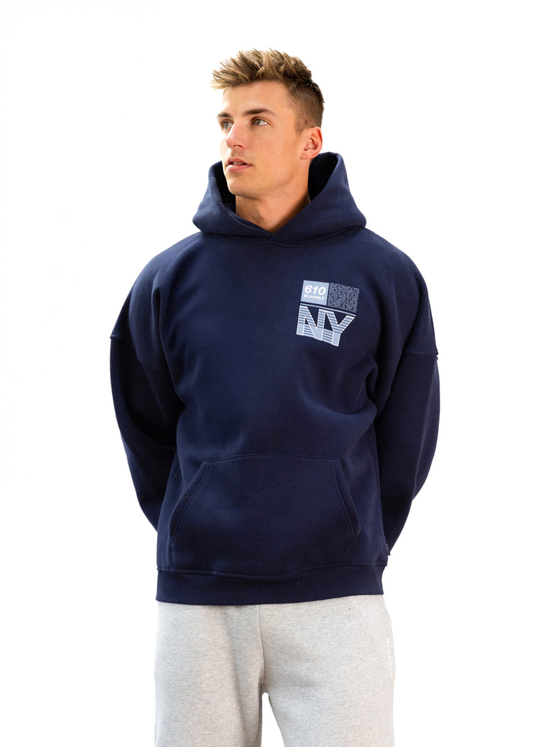 Brooklyn 610 Relaxed Hoodie - Navy