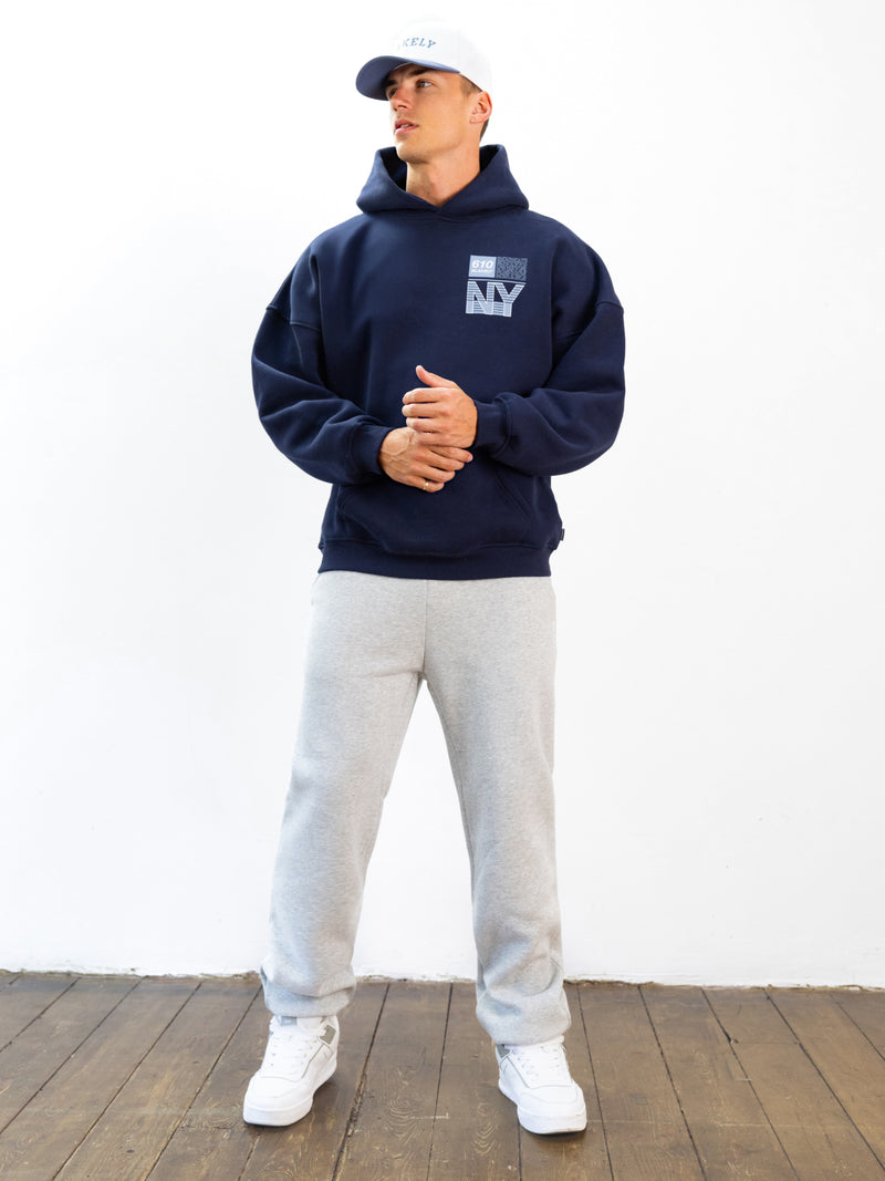 Brooklyn 610 Relaxed Hoodie - Navy