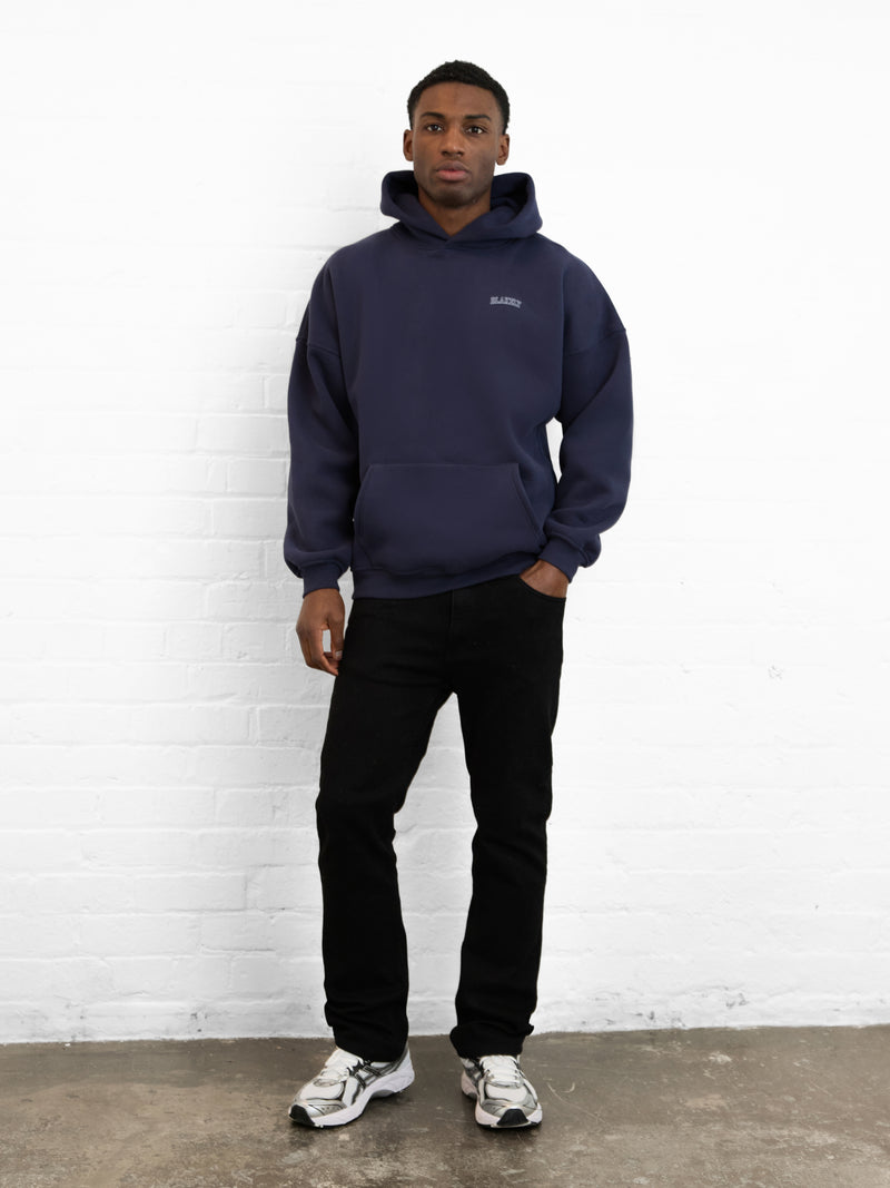 Outline Heritage Relaxed Hoodie - True Navy