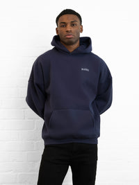 Outline Heritage Relaxed Hoodie - True Navy